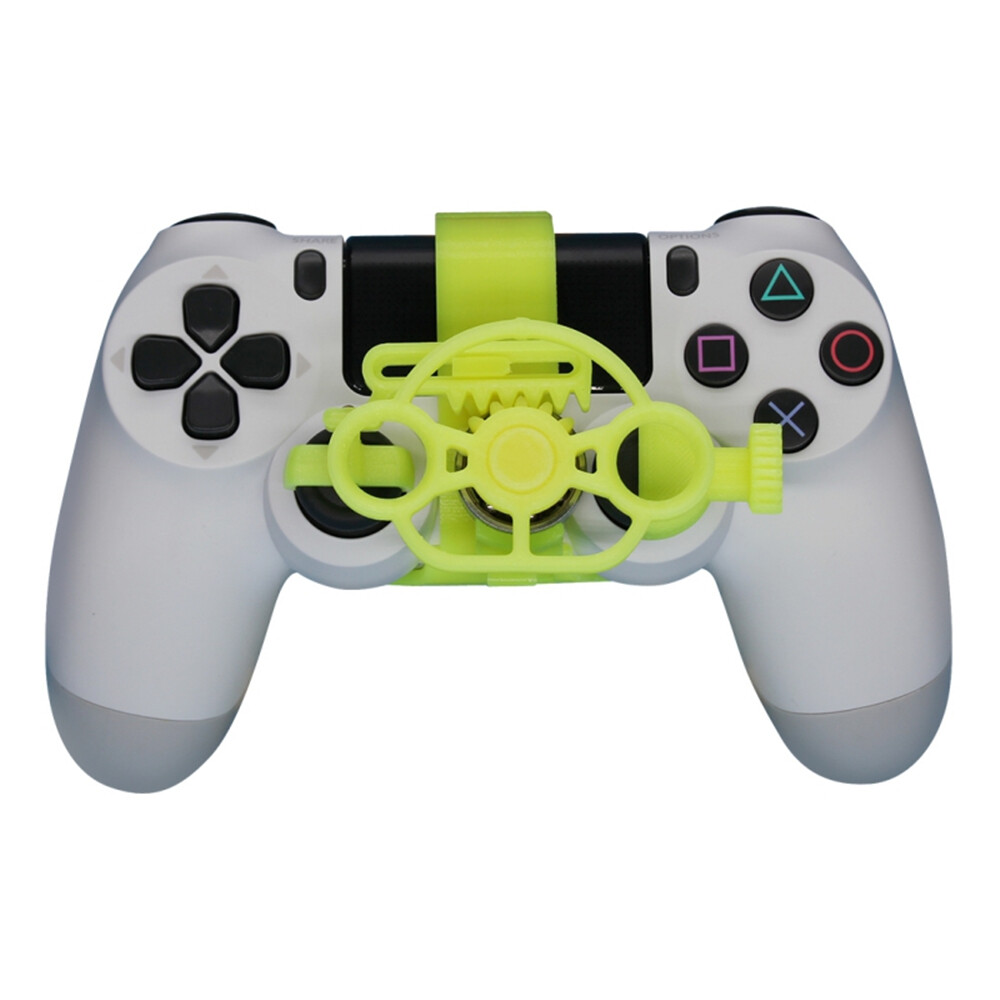 For PS4 Controller Racing Games Mini Steering 3D Printing Wheel Auxiliary Controller Game Joystick Simulator Gamepad