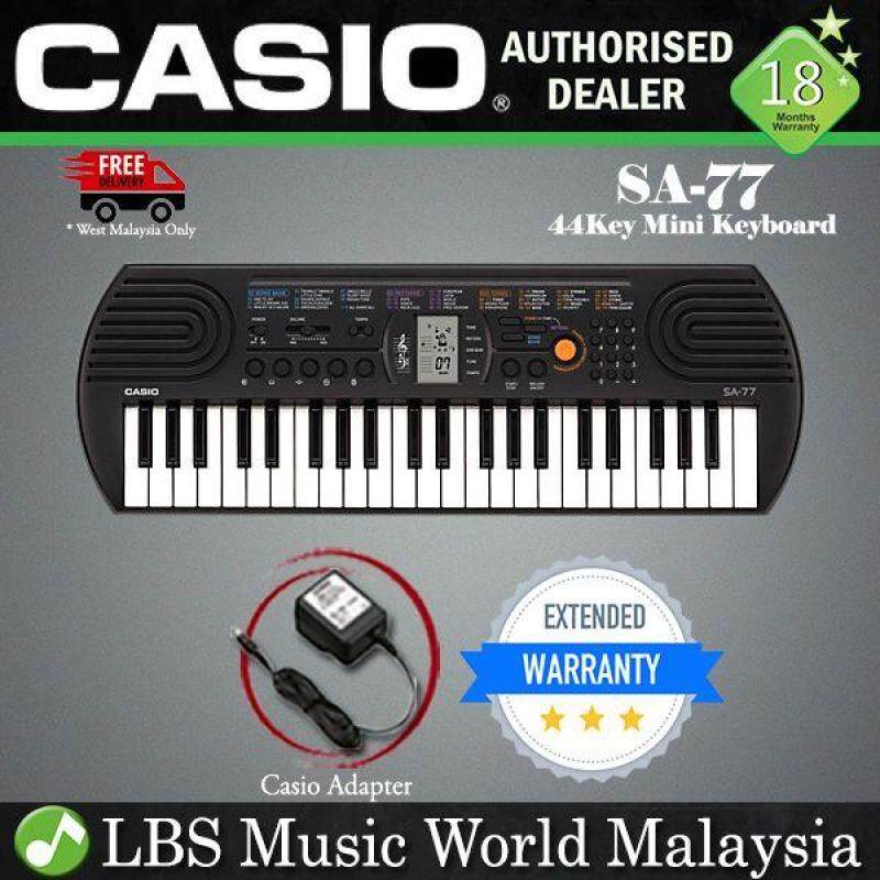 Casio SA-77 44 Key Portable Mini Keyboard Electronic Piano (SA77 SA 77) Malaysia