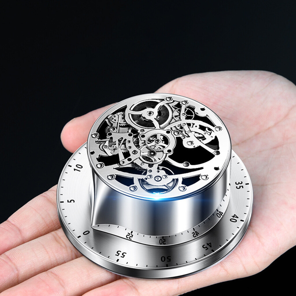 Blesiya Magnetic Kitchen Timer Manual Mechanical Alarm Cooking Countdown Reminder