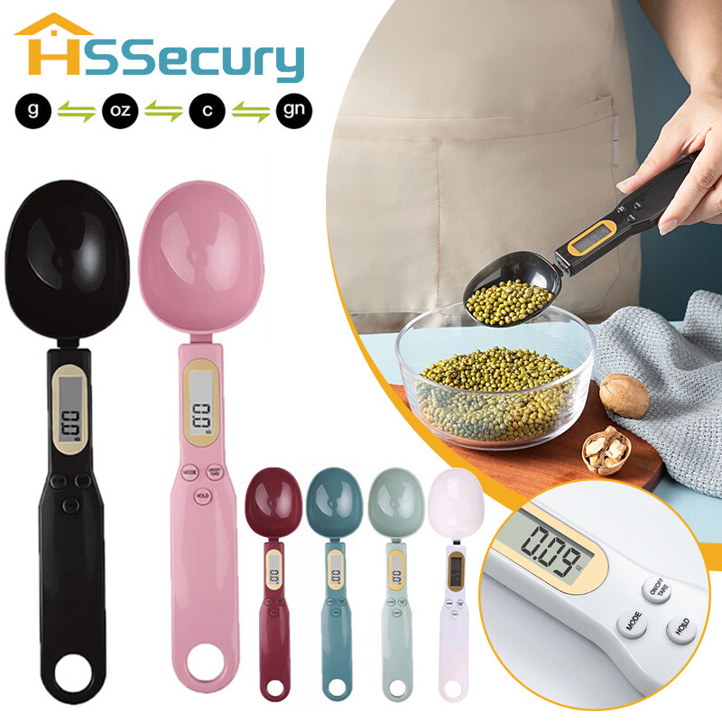 Electronic Spoon Weight Scale 500g 0.1g LCD Digital Measuring Food Flour Baking Scale Mini Kitchen Tool for Milk Coffee Scale