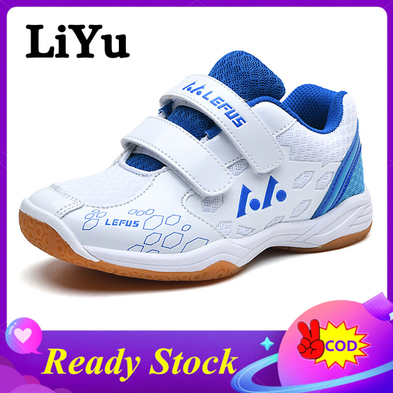LiYu Fashion Children Badminton Shoes Size 38-37 Kids Tennis Shoes Casual Sports Shoes Boys Girls Sneakers Outdoor Running Shoes Non-slip Wear Resistant