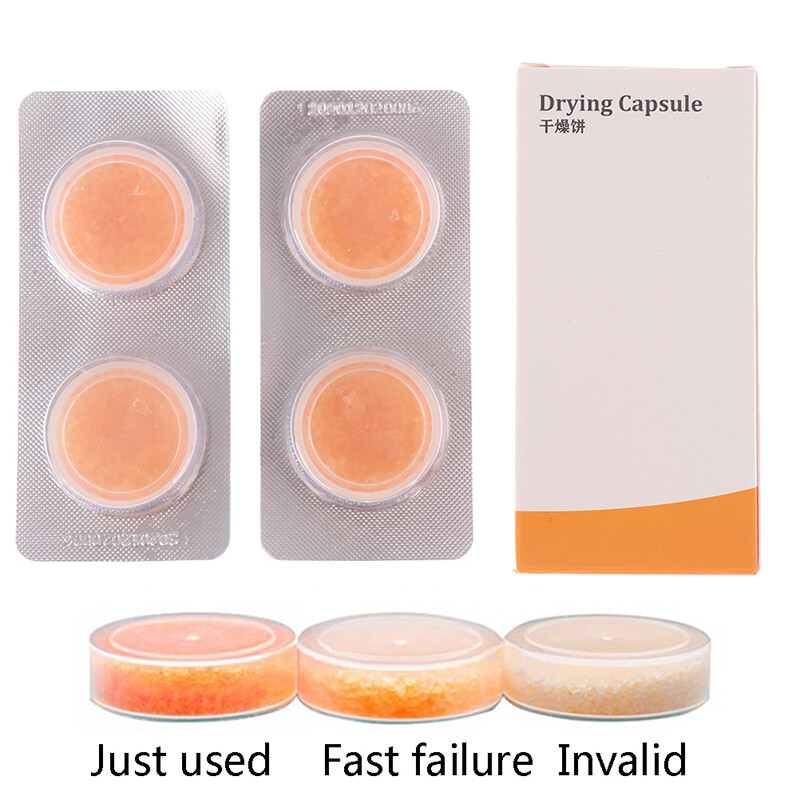 JUNMEI 4Pcs Hearing Aid Drying Capsules Desiccant Dehumidifier Drying Pallet for BTE