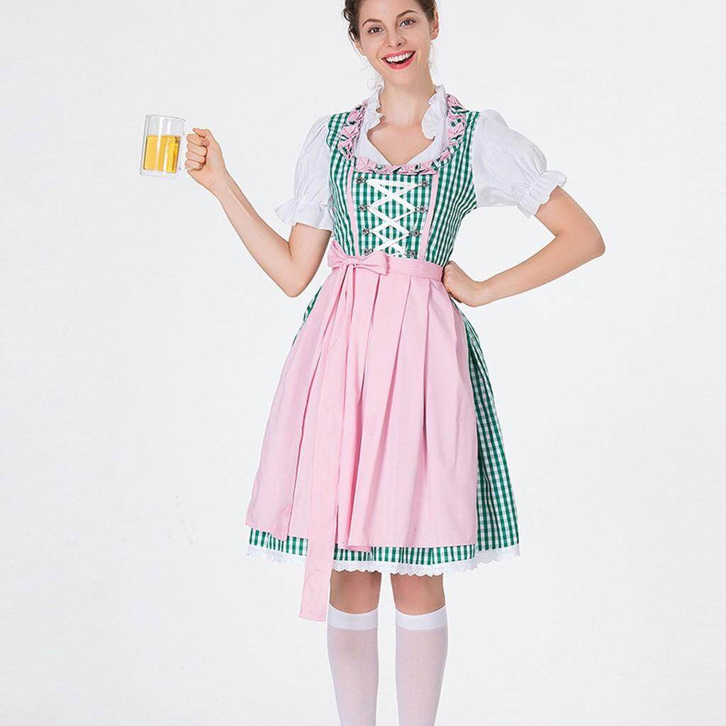 Floral Print Dress For Women Women's Beer Festival Dress Bavarian Beer Festival Cosplay Costumes Long dreeses ladies dresses Girl dresses Women's Casual Plus Size dress