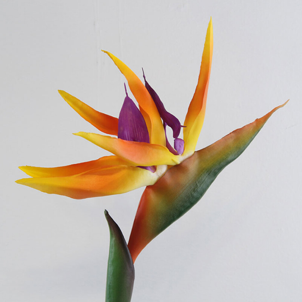 Sanwood® Artificial Flower Bird Of Paradise Fake Plant Silk Strelitzia Reginae Home Decor