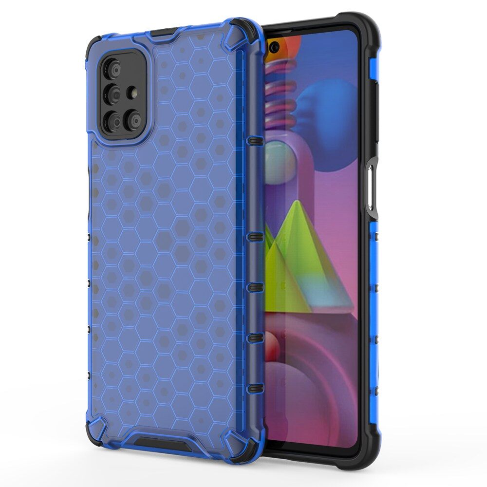 Case For Samsung Galaxy M51 Honeycomb Armor Cover TPU+PC Shockproof Phone Heavy Duty Protection Casing
