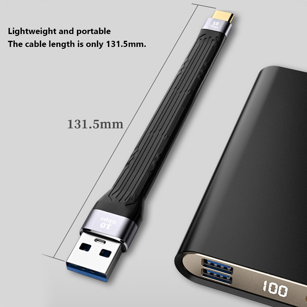 Cáp USB3.1 USB Đực/Cái Sang Type C Dây Sạc Nhanh Ngắn Linh Hoạt Phụ Kiện Di Động