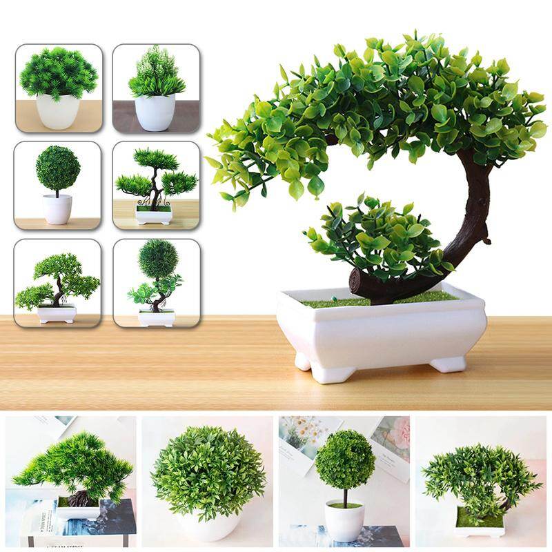 Fake Green Plant Bonsai Tree Artificial Tree Bonsai Simulation Plant Home Office Desktop Potted Landscape Green Home Ornaments Office Decor Desks Decor Simulation Bonsai Lazada Singapore