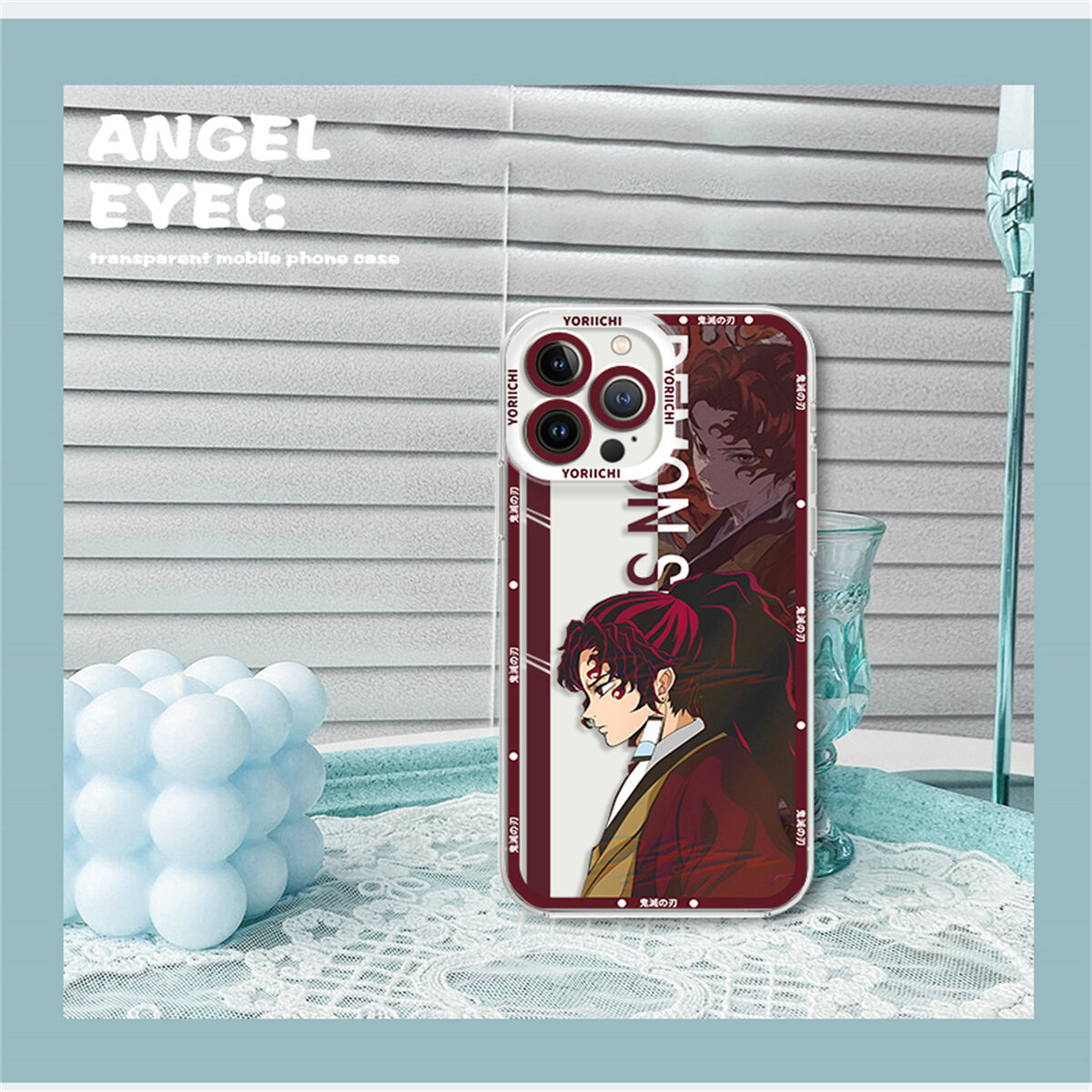 Cartoon Anime Angel Eyes Demon Slayer Tokitou Muichirou Tomioka Giyuu  Shockproof Clear Case For Infinix Note 10 11 12 VIP G96 12i 30 30i Pro 4G  Smart 4 5 6 7 Plus Pova 2 3 4 Pro Zero 20 5G Cover