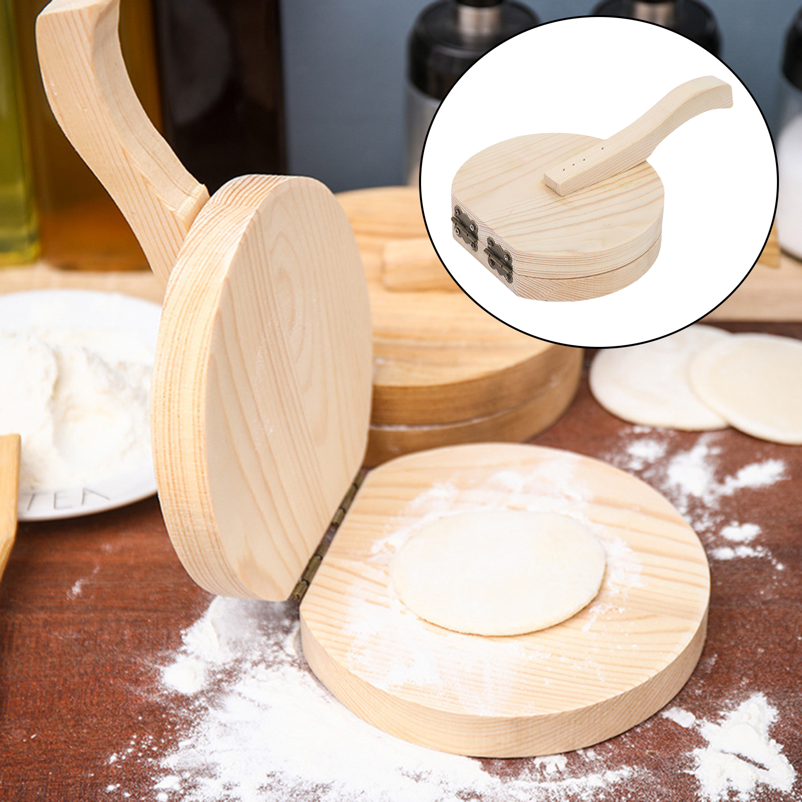 Blesiya Ravioli Dough Presser Making Mold Pie Corn Manual for Home Kitchen Gadget