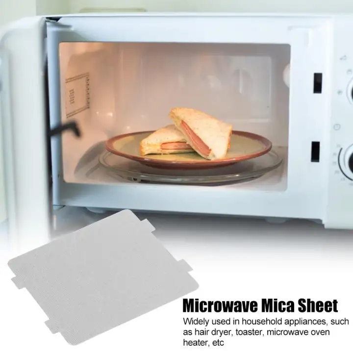 10pcs Household Microwave Oven Thickened Mica Plate Sheet Microwave Oven Thickened Mica Plate