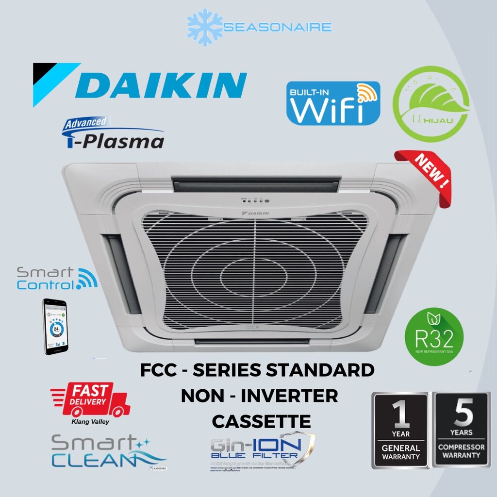 aircond daikin 3.0 hp