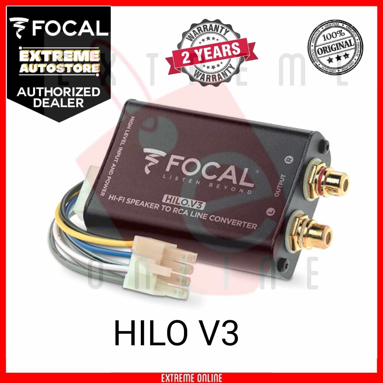FOCAL Hilo.V3 Stereo Amplified Signal Converter Lazada