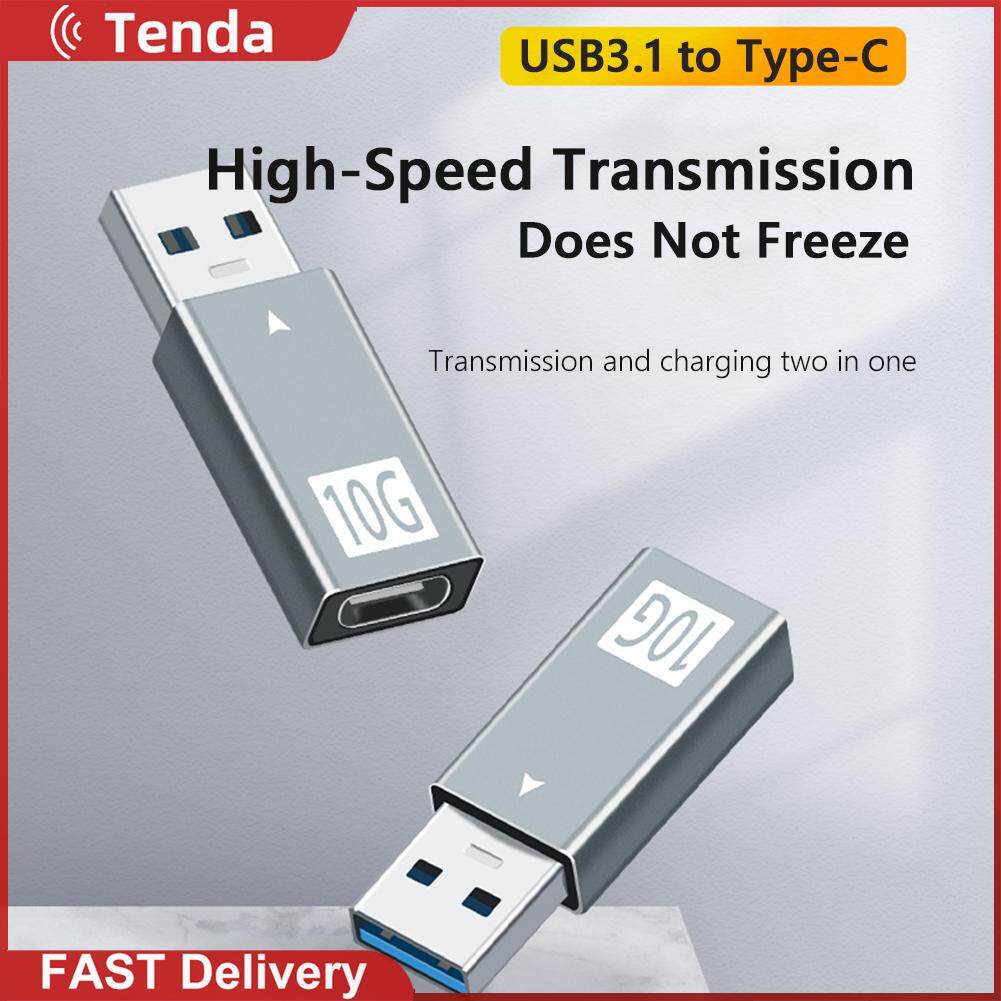 10gbps usb type c converter adapter usb 3.0 to type c adapter for computer pc charger plug