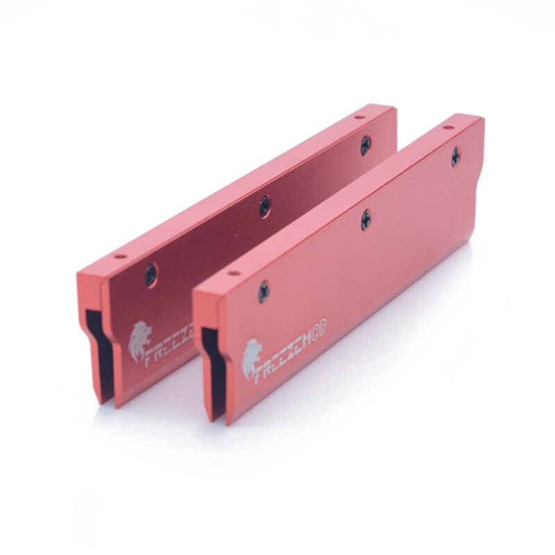 2Pcs MEO-PM0AB Computer Water Cooling Memory Heatsink Cooler Shell Memory Vest Wide Narrow Version Frosted Surface