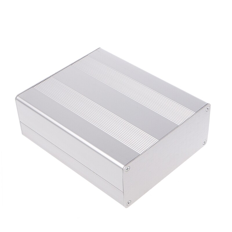 Aluminum box enclosure case project electronic for pcb board diy 130x110x50mm