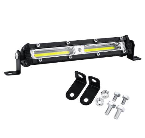 Car Work Light LED 12V/24V LED DRL Spotlight Work Light Bar 6500K Strip light for car Auto Truck Lorry Trailer SUV Spot Fog Lamp