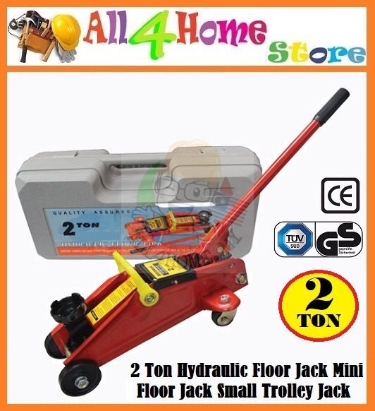 small floor jack with case