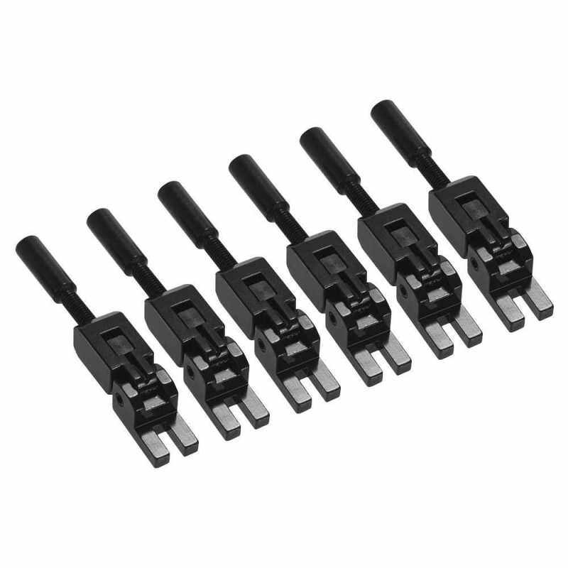Electric Guitar Tremolo Bridge Locked String Saddles String Lock Guitar Parts Accessories, Pack of 6pcs (Black) Malaysia
