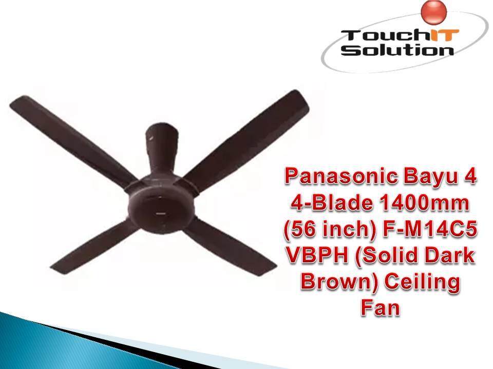 Panasonic Bayu 4 4 Blade 1400mm 56 Inch F M14c5 Vbph Solid Dark