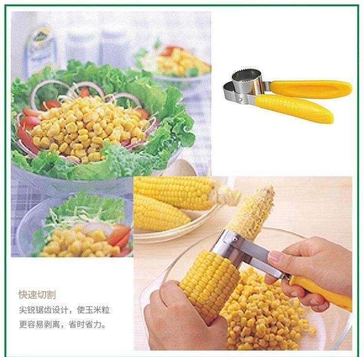 Home Kitchen Gadgets Fruit Vegetable Tools Kitchen Gadge Corn Peeling Artifact Kitchen Stripper Cutter Peeler Vegetable Cutter