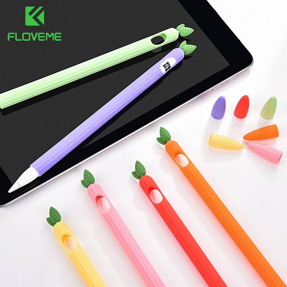 FLOVEME For Apple pencil 1 2 case cover Universal Colorful for IPad Pencil case Non-slip protection silicone For apple pencil 2 1 Sleeve