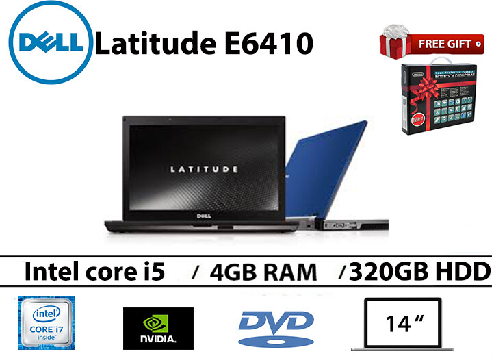 Dell Latitude E6410 Intel core i5 4GB RAM 500GB HDD 14 INCH NVIDIA NVS 3100M 512 MB GRAPHIC Malaysia