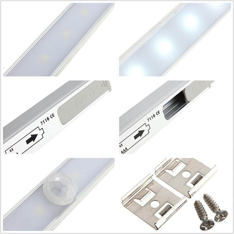 Nhà Thời Trang Chiếu Sáng Trang Trí-20-ĐÈN LED Con Người Bếp Hồng Ngoại Cảm Ứng Dán Tường Đèn LED/Ống Áp Dụng cho Tủ Quần Áo/ tủ Tủ/Ngăn Kéo Tủ Quần Áo Nhà Phòng Ngủ