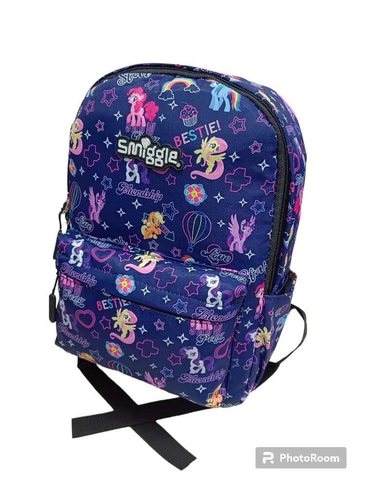 Sekolah Smiggle M Size Beg for kids Ready Stock School Bag Budak Bag Kanak Perempuan Lelaki Bag Lazada