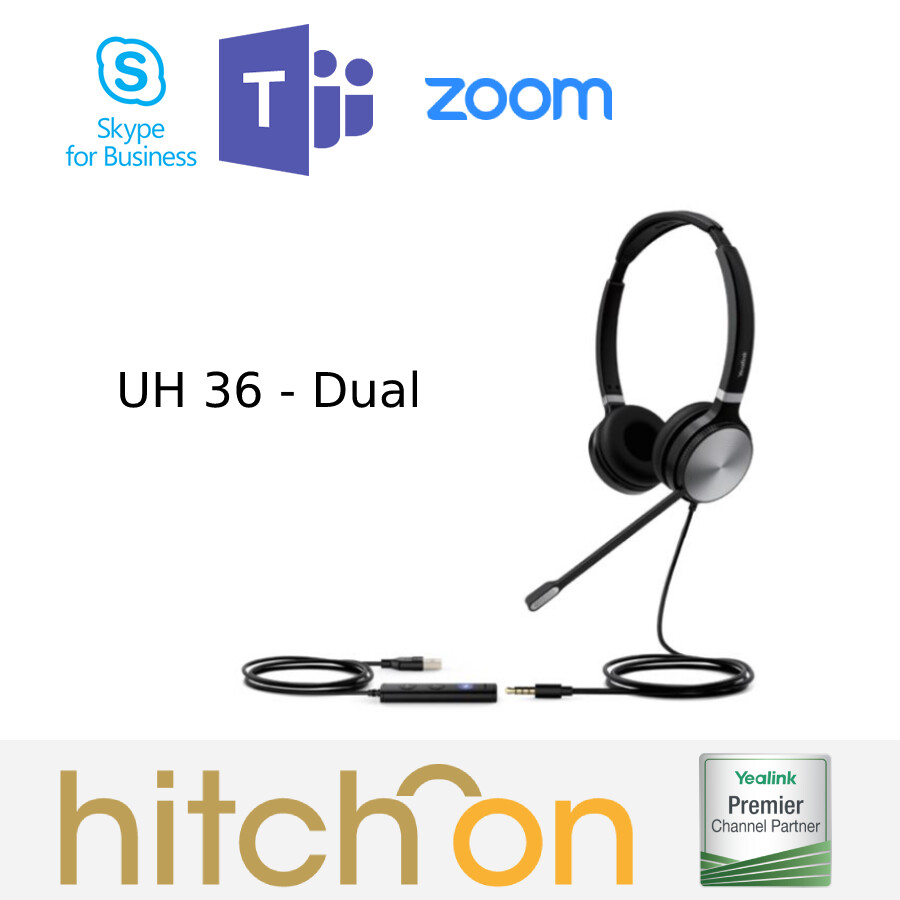 Yealink UH36 - USB Wired Headset (Dual/ Mono) - Ready Stock Ship