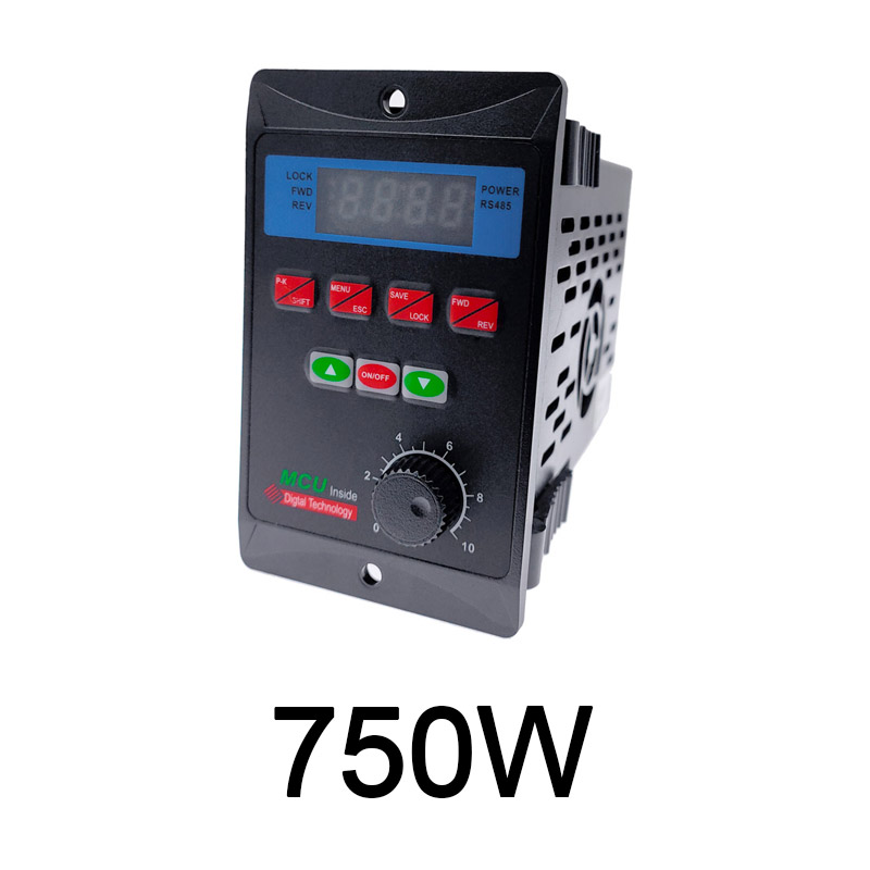 400w 750w frequency converter add rs485 three-phase motor driver mcu t13-400w-12-h single phase input 0.75kw