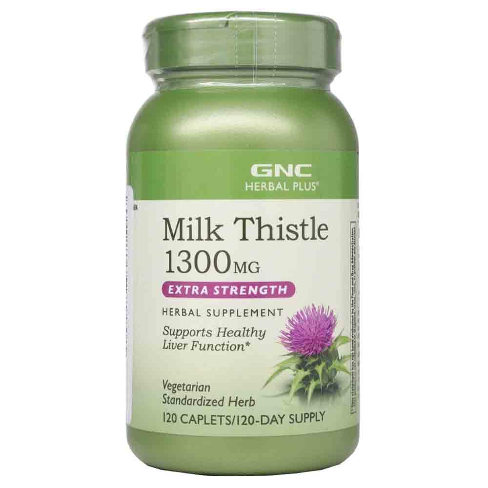 Gnc milk thistle 1300mg 120 / 240 caplets