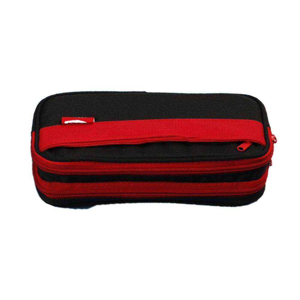 MMLUCK Creative Girls Boys Twill Student Large Capacity Canvas Pencil Bag Storage Box Cosmetic Bag Pencil Case Pen Box Pen Bag Stationery Storage