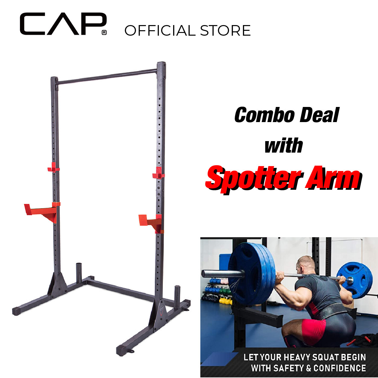 Cap Power Rack And Utility Bench