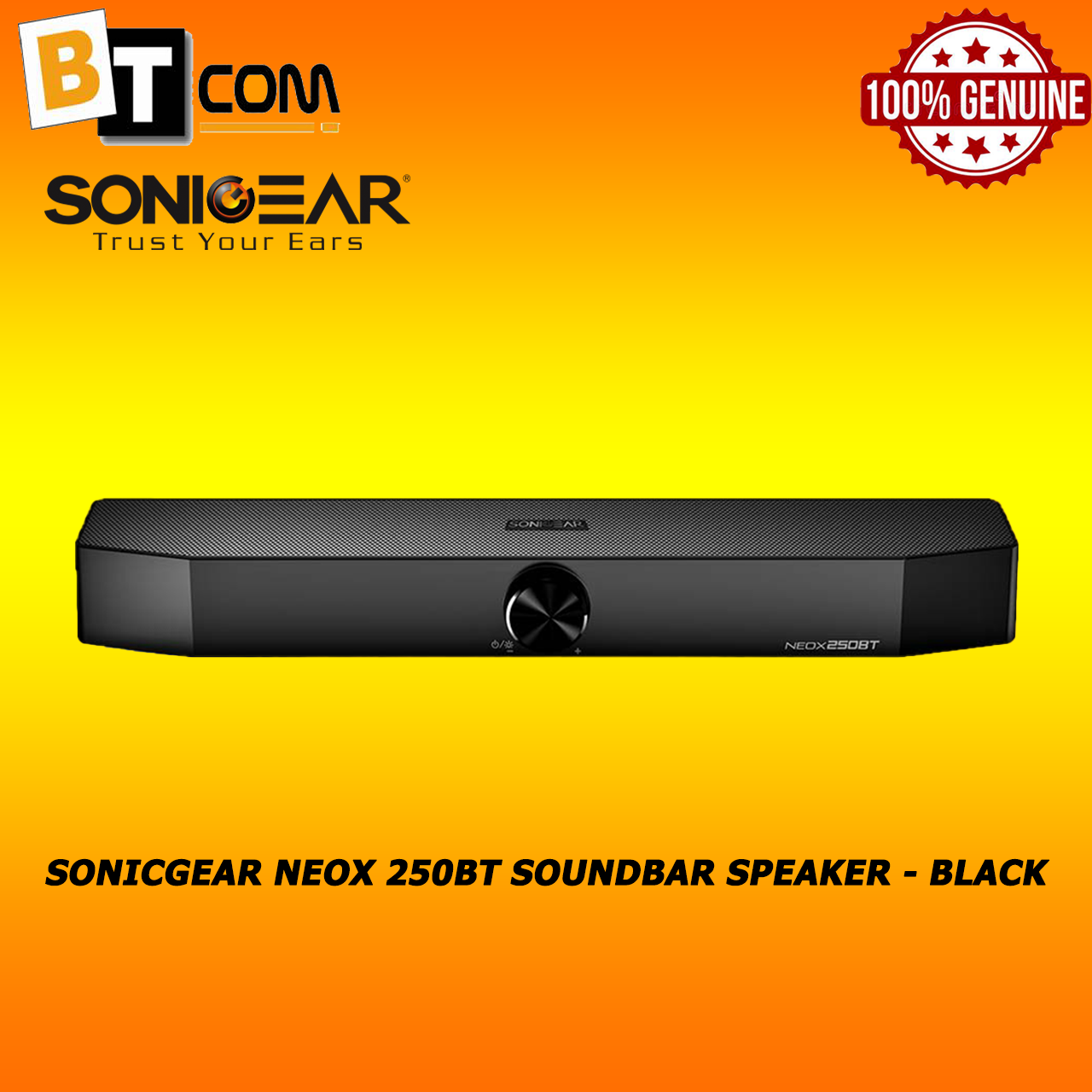 SONICGEAR PORTABLE SPEAKER NEOX 250BT BLACK