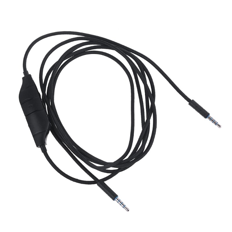 3.5mm Earphone Audio Cable with Inline Control for G633 G933 Gaming Headset Headphone
