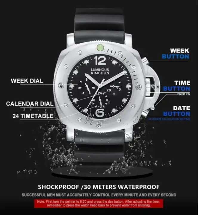 first waterproof watch