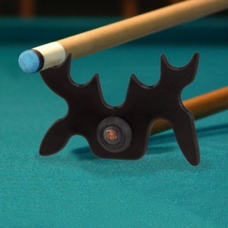 MOVTOTOP Snooker Billiards Cue Rack Bridge Head Cross Holder Antlers Rod Pool Cue Holder Pool Table Accessory