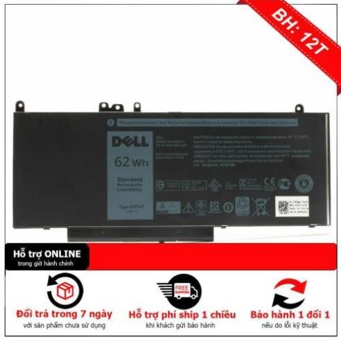 62wh 6mt4t pin dùng cho laptop dell latitude e5470 / e5570 precision 3510 series