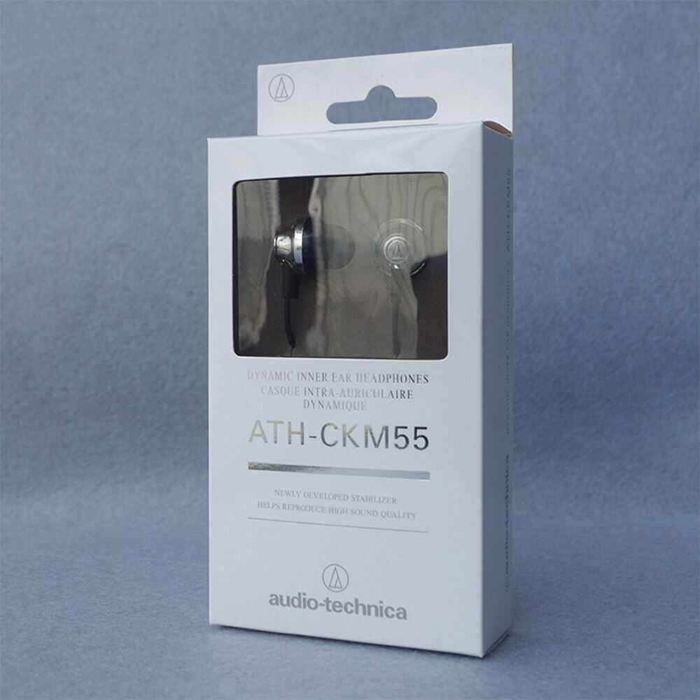 Audio Technica Ath Ckm55 3 5mm Wired Hifi Earphone In Ear Sports Stereo Hi Res Headset Hd Sound Earphone For Mobile Music Game Lazada Ph