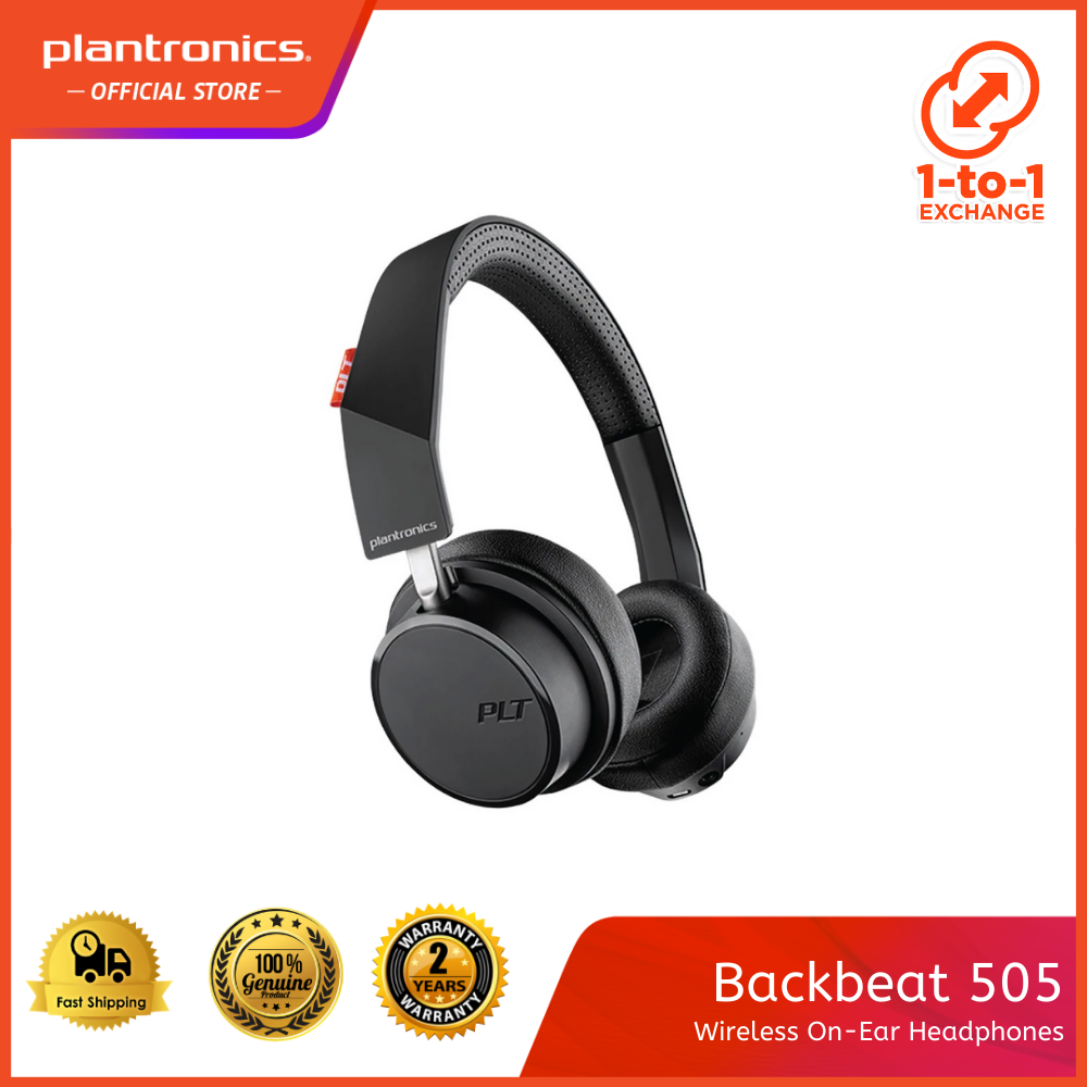 Plantronics Backbeat 505 Wireless On-Ear Headphones | Lazada