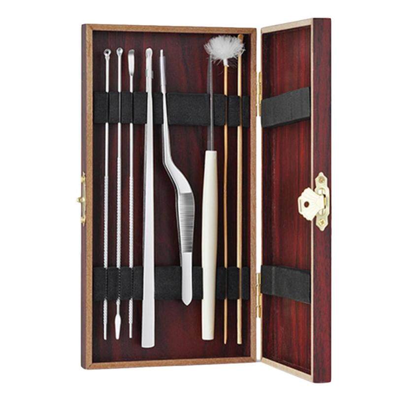 Dụng Cụ Lấy Ráy Tai, Dụng Cụ Chăm Sóc Vệ Sinh Tai Cấp Y Tế 8 Chiếc, Làm Sạch Tai Bằng Thép Không Gỉ Kèm Hộp Đựng