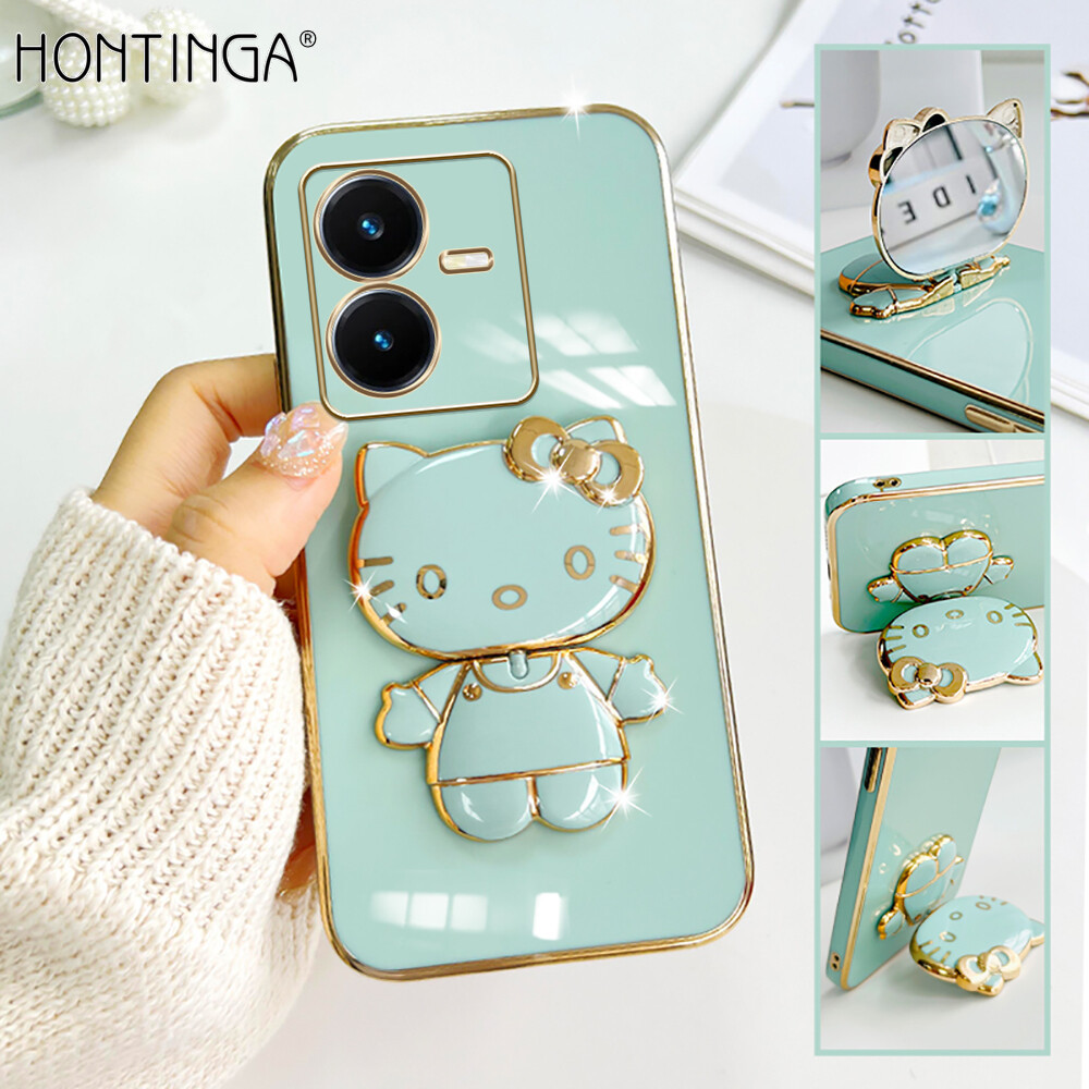 Hontinga Casing Case For Vivo Y03T Y28S Y28 V30 V30e Y100 Y03 Y18 Y18e Y27S  Y17S Y15S Y15A y15 Y17 Y19 Y15C Y16 Y22 Y22S Y35 Y36 Y27 5G 4G V7 Plus