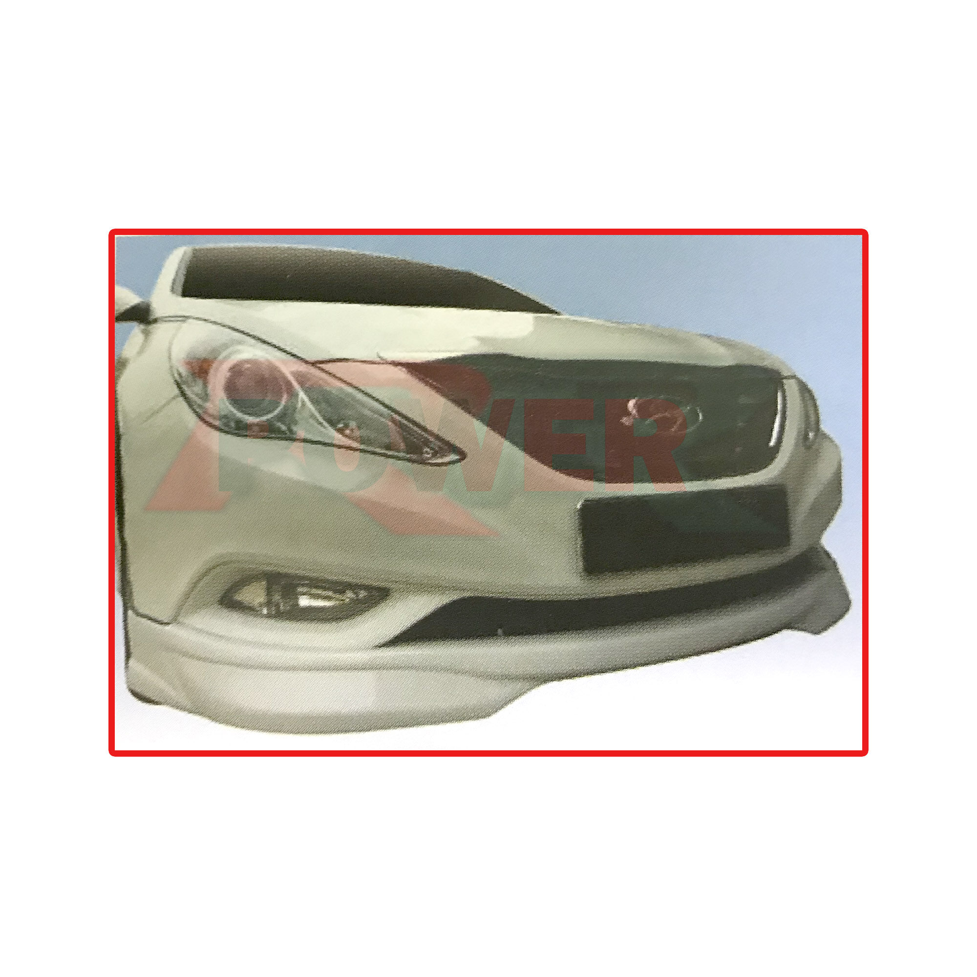 Hyundai Sonata Sixth Generation (20092014) Sport Style Front Skirt Skirting Bumper Lower Lip
