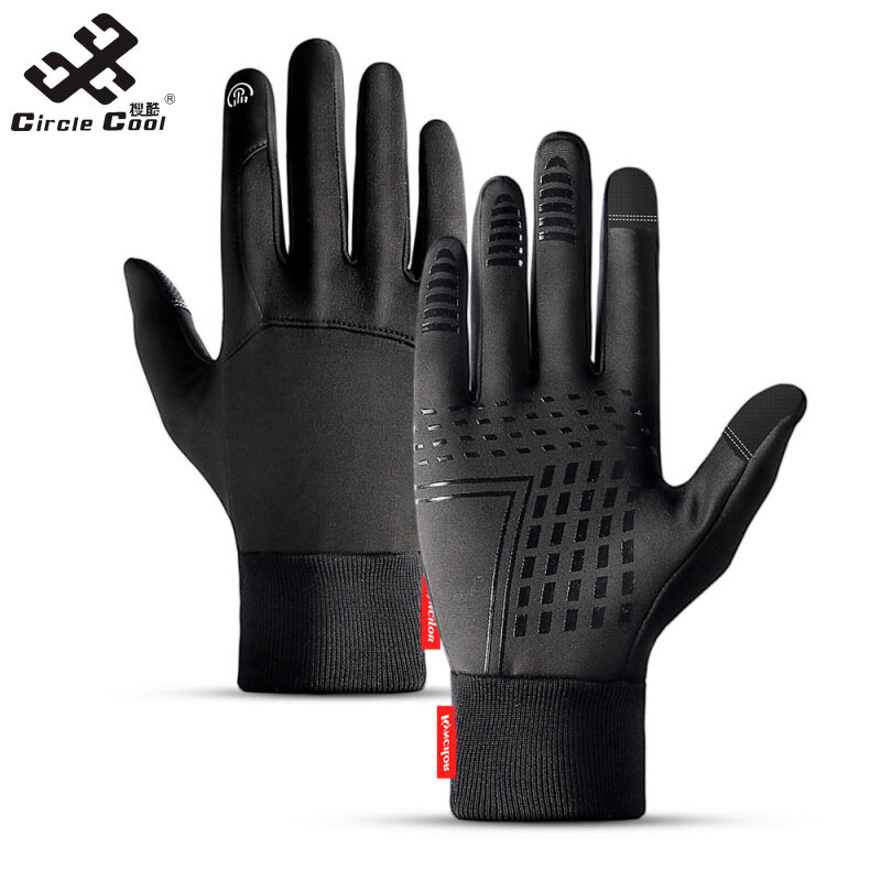 Circle Cool Winter Outdoors Sports Gloves for Women and Men Touch Screen Waterprood Windproof Warm Simier Gloves