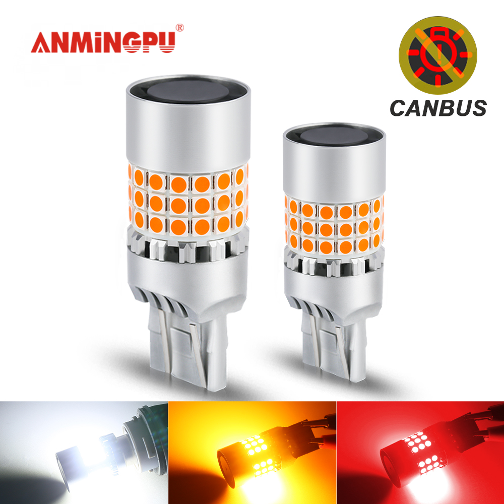 ANMINGPU 2 Bóng Đèn Canbus 1156 BA15S P21W LED No Error 60W PY21W ...