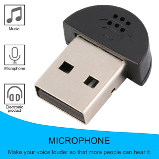 USB Mini Micrô Studio Phát Biểu Bộ Chuyển Đổi Micro Âm Thanh Đầu Ghi Đa thumbnail