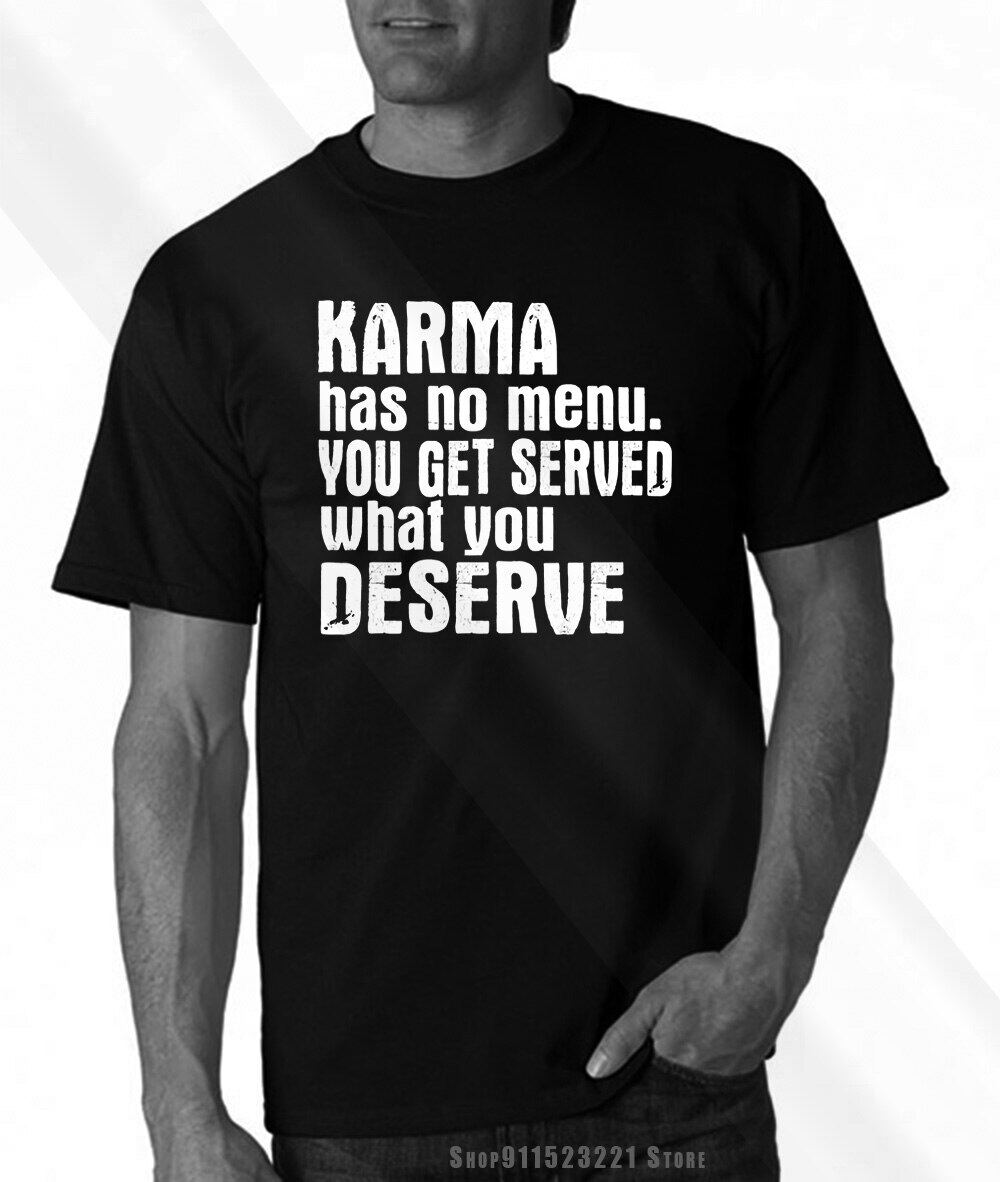 Karma Has No Menu You Get Deserve Bonsai Tree Quote Sweatshirt Medium 