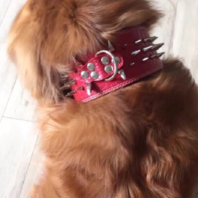 Vòng Cổ Cho Chó Có Gai Vòng Cổ Cho Chó Có Đinh Tán Có Đinh Tán Bằng Da PU