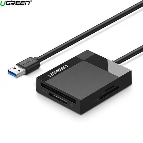 Đầu đọc thẻ nhớ sd/tf/cf/ms chuẩn usb 3.0 ugreen 30229 - hàng