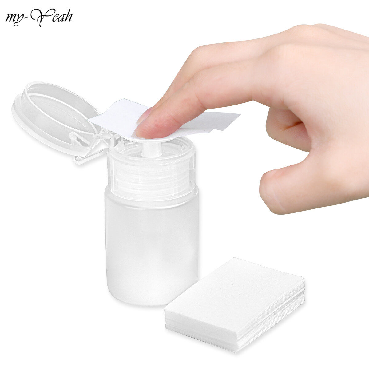 75/150ML Nail Art Mini Pump Dispenser Empty Bottle Acrylic Gel Polish Remover Cleaner Liquid Container Storage Small Pressure bottle